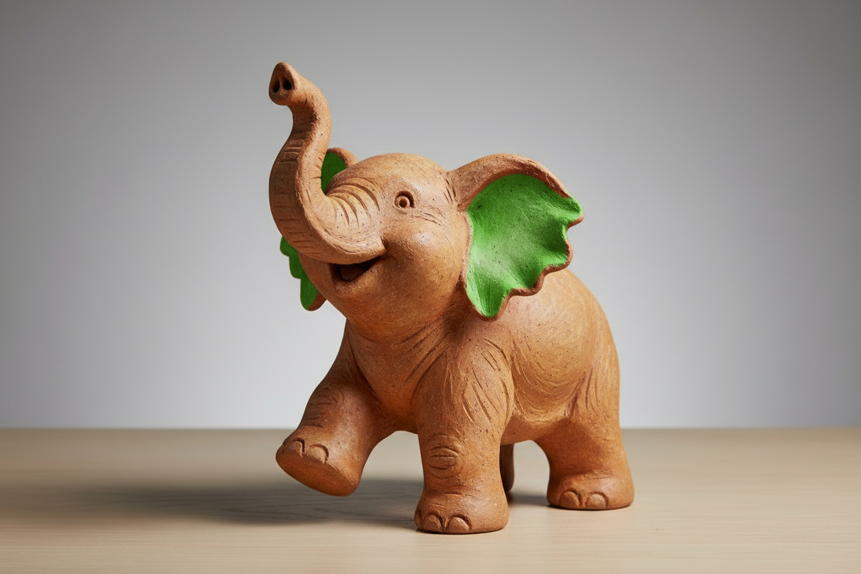 make the ears green. all other things same.